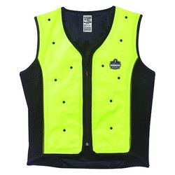 Chill-Its by Ergodyne Dry Cooling Vest,Lime,72 hr.,3XL  6685