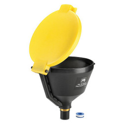 Pig Drum Funnel,Yellow,Polyethylene,NPT DRM1680-YW