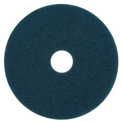 3m Scrubbing Pad,19 in Dia,Blue,PK5 5300