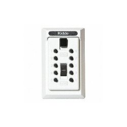 Kidde Lock Box,White,Surface,PushButton,5 Keys 1408