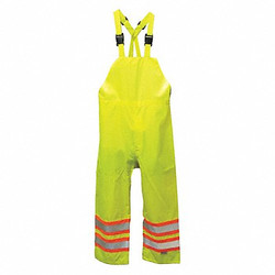 Viking Rain Bib Overall,Class E,Ylw/Grn,2XL 6323PG-XXL