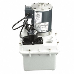 Hartell Sink Drain Pump System,Piggyback,1/4 HP LTP-1