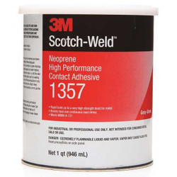3m Contact Cement,1 qt,Can 1357