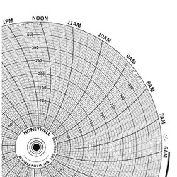 Honeywell Circular Paper Chart, 24 hr, 100 pkg  BN  24001660-063