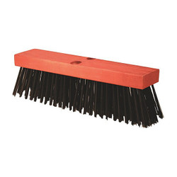 Kraft Tool Wire Street Broom Head,Steel,16" Block GG877-01