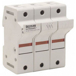 Mersen Fuse Block,0 to 30A,Class J,3 Pole US3J3I