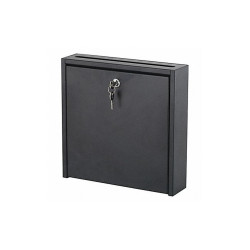 Safco Literature/Mail Organizer,12" H,Black 4258BL
