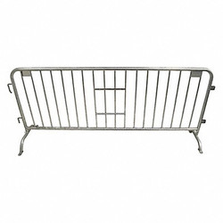 Tensabarrier Barricade,Leg Frame Style,Silver,24" W  8003