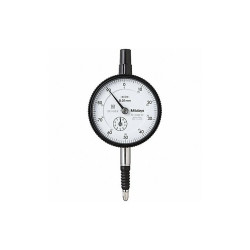 Mitutoyo Dial Indicator,0 to 10 mm,White 2046A-60