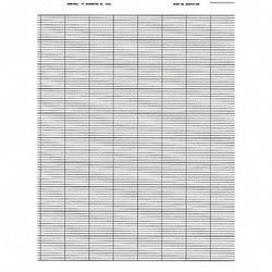 Honeywell Fanfold Paper Strip Chart, , 1 pkg BN  46182707-001