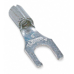 Sta-Kon Fork Terminal,Tin,Copper,Bare,PK100 A18-6FL