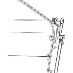 American Garage Door Supply Chain Hoist, Manual, 15 ft to 18 ft CH301HD-1
