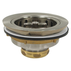 Perfect Putty Brass, SS ,Basket Strainer,3.5in 59-3222