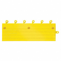 Wearwell Mat Ramp,Yellow,6 in. x 18 in.,PK10 560