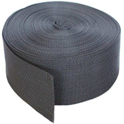 Bulk-Strap Webbing,Polypropylene,2" W,Black P02102BK