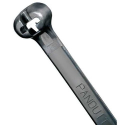 Panduit Cable Tie,11.8",Nylon,Black,PK50 BT3LH-L0
