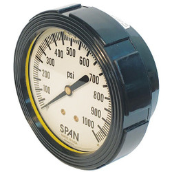 Span Pressure Gauge,2-1/2" Dial Size,MNPT LFC-220-1000-G
