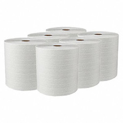 Kimberly-Clark Professional Paper Towel Roll,600 ft.,White,PK6  50606
