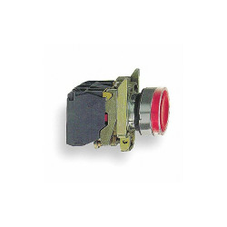 Schneider Electric Illuminated Push Button,22mm,Red XB4BW34G5