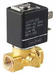 Asco Solenoid Valve,Brass,NC,Air, Inert Gas  SC8256B045V