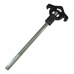 Moon American Adj. Hydrant Wrench,18"L,Steel 878-8