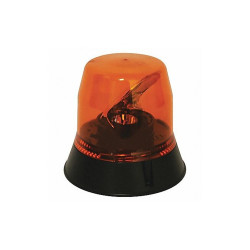 Ecco Rotating Beacon,Amber,Permanent,6" dia. EB7813A