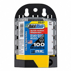Pacific Handy Cutter Safety Blades w/Dispenser,PK100 SPD-017