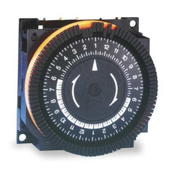 Borg Electromechanical Timer,24 hr,SPST,Steel TA-4152