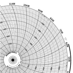 Honeywell Circular Paper Chart, 24 hr, 100 pkg BN  24001660-004