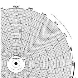 Honeywell Circular Paper Chart, 24 hr, 100 pkg BN  24001660-190