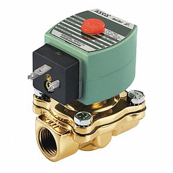 Redhat Solenoid Valve,Brass,NC,Air, Inert Gas  SC8210G003