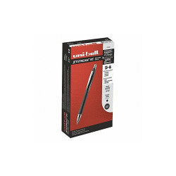 Uni-Ball Rollerball Pens,Black,PK12  73832