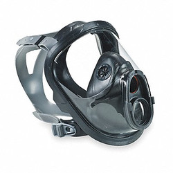 Msa Safety Full Face Respirator,M,Black 10083794
