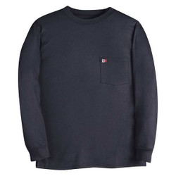 Big Bill FR Crewneck Shirt,5XL,40-1/2in.,Navy DW5KI6-5XLR-NAY