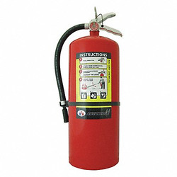 Badger Fire Extinguisher,Steel,Red,ABC ADV-20