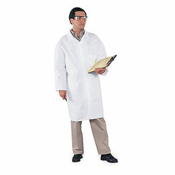 Kleenguard Disp. Lab Coat,XL,Microporous,White,PK30 44454