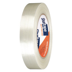 Shurtape Strapping Tape, 5.2 mil, White, PK36 GS 500