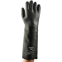 Ansell Chemical Resistant Glove,18" L,Sz 10,PR 19-024