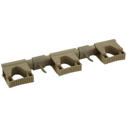 Vikan Tool Wall Bracket,16 1/2 in L,Brown 101166