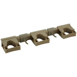 Vikan Tool Wall Bracket,16 1/2 in L,Brown  101166