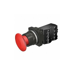 Siemens Non-Illuminated Push Button,Epoxy,Red 52BR8W2G