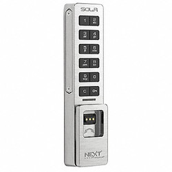 Sola Electronic Keyless Lock,Knob,Zinc,Sola 3  NLS3-K1-KT10-619-01B-3203