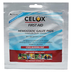 Celox Gauze Pad,Beige,8"L,8"W  MS-FG08834281