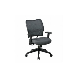 Office Star Desk Chair,Fabric,Charcoal,18-22"Seat Ht 13-V44N1WA