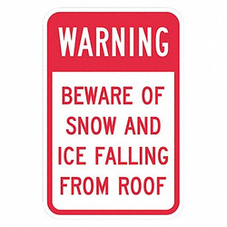 Lyle Rflctv Icy Conditions Warn Sign,18x12in T1-1401-DG_12x18