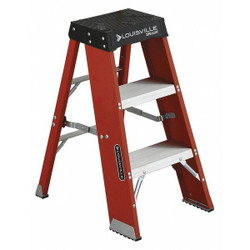 Louisville Step Stand,375 lb. Ld Cap.,Fiberglass FY8003
