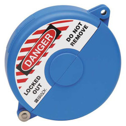 Brady Gate Valve Lockout,Fits Sz 5 to 6-1/2 65587