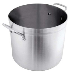 Crestware Stock Pot,15 15/16 in Dia,Aluminum POT50