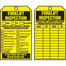 Accuform Inspection Tag By The Roll,6.25x3,PK100 TAR704