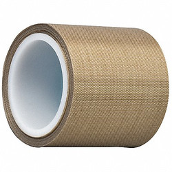 3m PTFE Glass Cloth Tape,2 in x 5 yd,3.2mil 5451